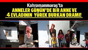 Anneler günün de bir anne ve 4 evladının yürek burkan dramı! Uzanacak bir yardım eli bekliyorlar...