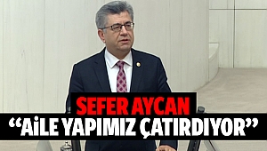 Aycan “Aile yapımız çatırdıyor”