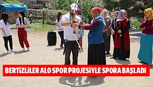 Bertizliler Alo Spor Projesiyle Spora Başladı