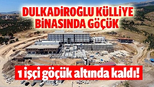 Dulkadiroğlu kamu külliye binası inşaatında gökçük