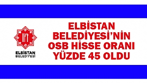 Elbistan Belediyesi’nin Osb Hisse Oranı Yüzde 45 Oldu 