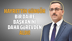 Güngör, bir daire başkanını daha görevden aldı!
