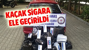 Kaçak sigara ele geçirildi
