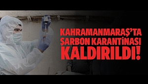 Kahramanmaraş’ta şarbon karantinası kaldırıldı!