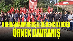 Kahramanmaraşlı Öğrencilerden Örnek Davranış!