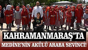 Medine'nin akülü araba sevinci!