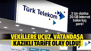 Milletvekillerine ballı tarife! 3 bin dakika, 20 GB internet bakın kaç para