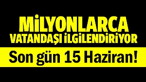 Milyonlarca vatandaşı ilgilendiren haber!