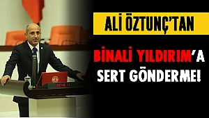 Ali Öztunç'tan Binali Yıldırım'a sert gönderme!