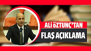 Öztunç’tan mecliste flaş açıklama!