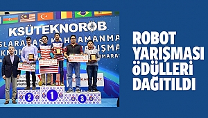 Robot yarışması ödülleri dağıtıldı
