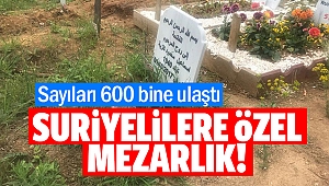 Suriyelilere özel mezarlık