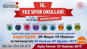 Yaz Spor Okulu Kayıtları Başladı