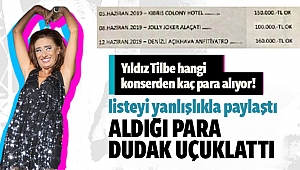 Yıldız Tilbe, yanlışlıkla konserlerde aldığı ücretleri paylaştı
