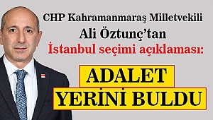 Ali Öztunç: Hak yerini buldu