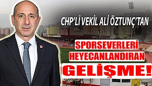 Ali Öztunç’tan sporseverlere müjdeli haber