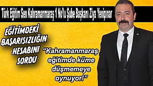 Başkan Yenipınar eğitimdeki başarısızlığın hesabını sordu