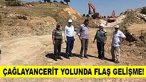 Çağlayancerit yolunda flaş gelişme