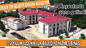 Göksun Belediye Hizmet Binası tamamlanıyor
