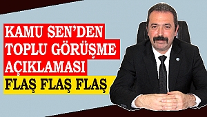 Kamu Sen’den Flaş Toplu Görüşme Açıklaması