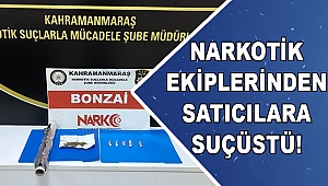 Narkotik ekipleri sokak satıcısına suçüstü yaptı