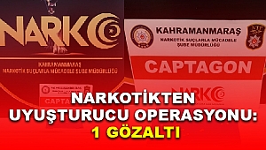 Narkotikten Uyuşturucu Operasyonu: 1 Gözaltı