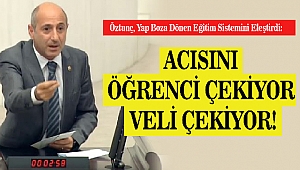 Öztunç Yap Boza Dönen Eğitim Sistemini Eleştirdi 