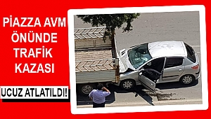 Piazza önünde yine kaza