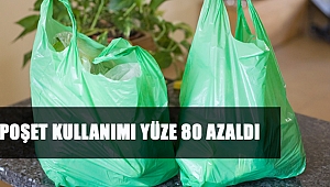 Poşet Kullanımı Yüze 80 Azaldı