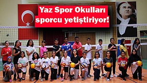 Yaz Spor Okulları sporcu yetiştirmeye devam ediyor