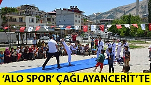 ‘Alo spor’ Çağlayancerit’te
