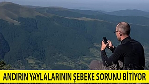 Andırın yaylalarının şebeke sorunu bitiyor