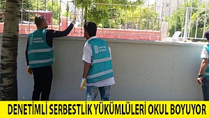 Denetimli serbestlik yükümlüleri okul boyuyor