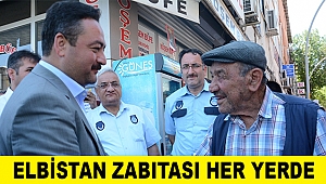 Elbistan zabıtası her yerde