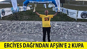Erciyes Dağı’ndan Afşin’e 2 kupa