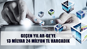 GEÇEN YIL AR-GE’YE 13 MİLYAR 24 MİLYON TL HARCADIK