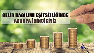 GELİR DAĞILIMI EŞİTSİZLİĞİNDE AVRUPA İKİNCİSİYİZ