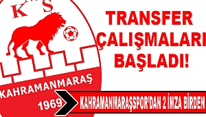Kahramanmaraşspor’dan 2 imza