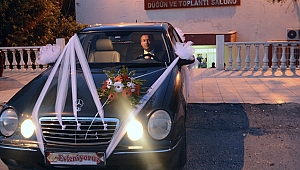 Makam aracı gelin arabası oldu