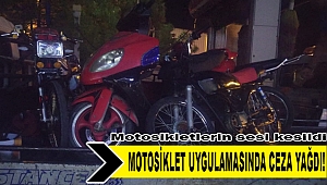 Motosikletlerin sesi kesildi