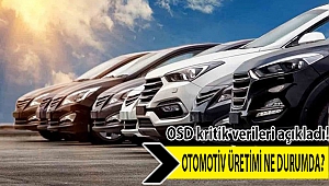 Otomotiv üretimi azaldı