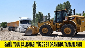 Sahil Yolu Çalışması Yüzde 90 Oranında Tamamlandı