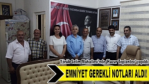 Yörük Selim Mahallesi’nde ‘Huzur Toplantısı’ yapıldı