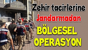 Zehir tacirlerine Jandarma’dan bölgesel operasyon