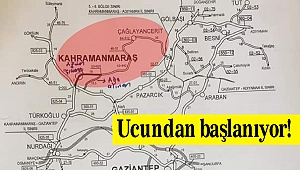 Çağlayancerit yoluna ucundan başlanıyor