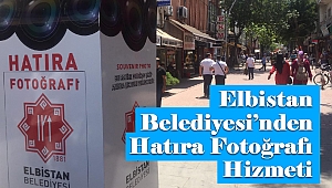 Elbistan Belediyesi’nden Hatıra Fotoğrafı Hizmeti