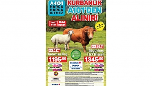 Kurbanlık A101’den Alınır.....