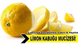 Limon kabuğunda saklı 6 fayda