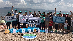 REHAU, Kınalıada’daki 40 kg atığı geri dönüşüme kazandırdı