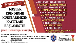 Bu Kurslarda Engel Yok